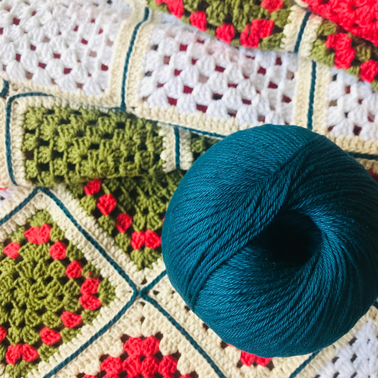 Haakpatroon: Plaid deken